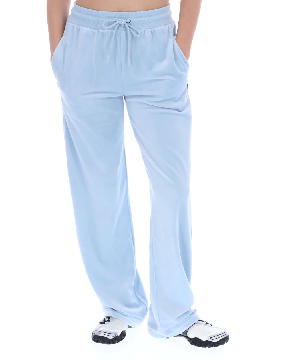 Fila Vintage Isabella Velour Track Pants Sky Blue