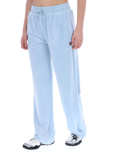Fila Vintage Isabella Velour Track Pants Sky Blue