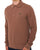 Fila Gold Elia Brick Knit LS Polo Raw Umber