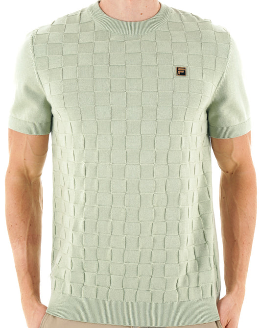 Fila Gold Fila Gold Campbell Square Knit Tee Light Green