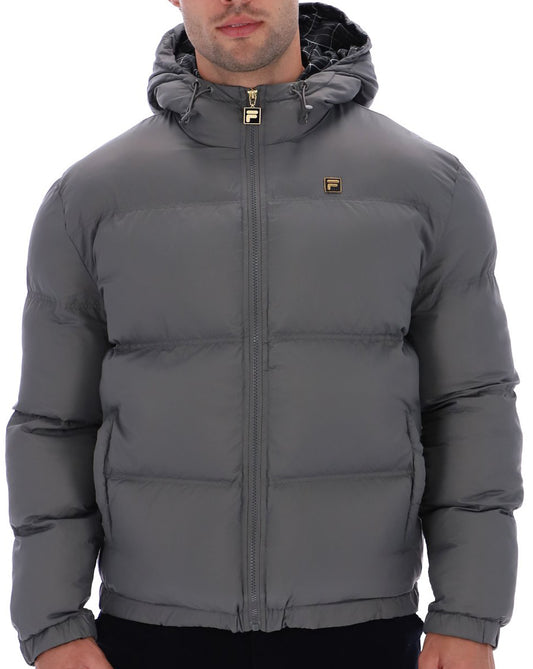 Fila Gold Fila Gold Desmond Puffa Jacket Gunmetal