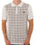 Fila Gold Enzo Check Knit Polo White Down