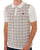 Fila Gold Enzo Check Knit Polo White Down