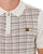 Fila Gold Enzo Check Knit Polo White Down