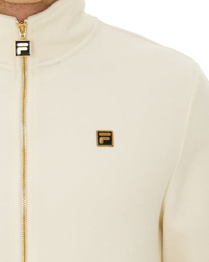 Fila Gold Bosco Velour Track Top White Down