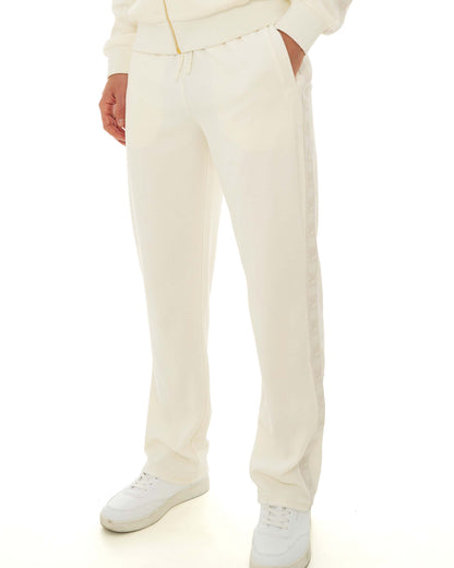 Fila Gold Fario Velour Track Pant White Down