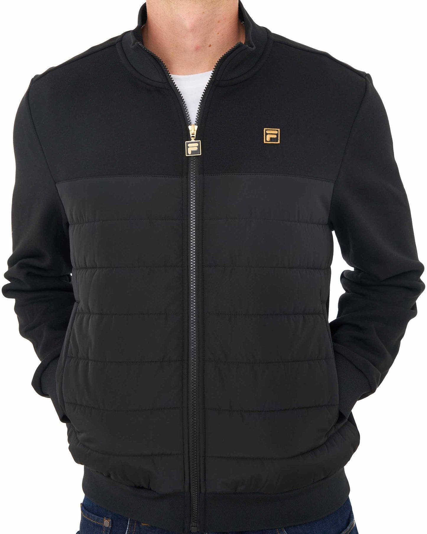 Fila Gold Oroza Padded Jacket Black