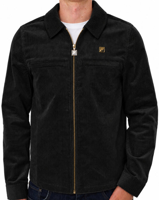 Fila Gold Fila Gold Roman Corduroy Overshirt Black