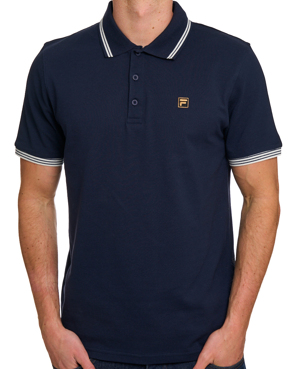 Fila Gold Soren Polo Shirt Dark Navy