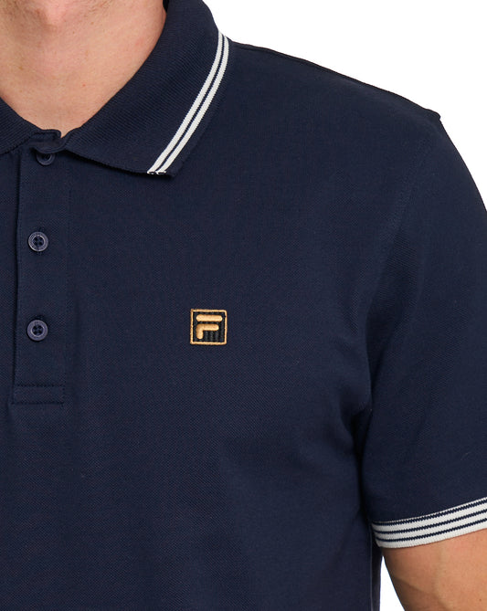 Fila Gold Fila Gold Soren Polo Shirt Dark Navy