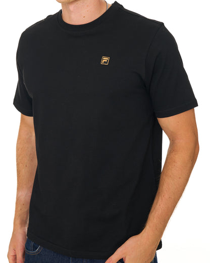 Fila Gold Yaxley T Shirt Black