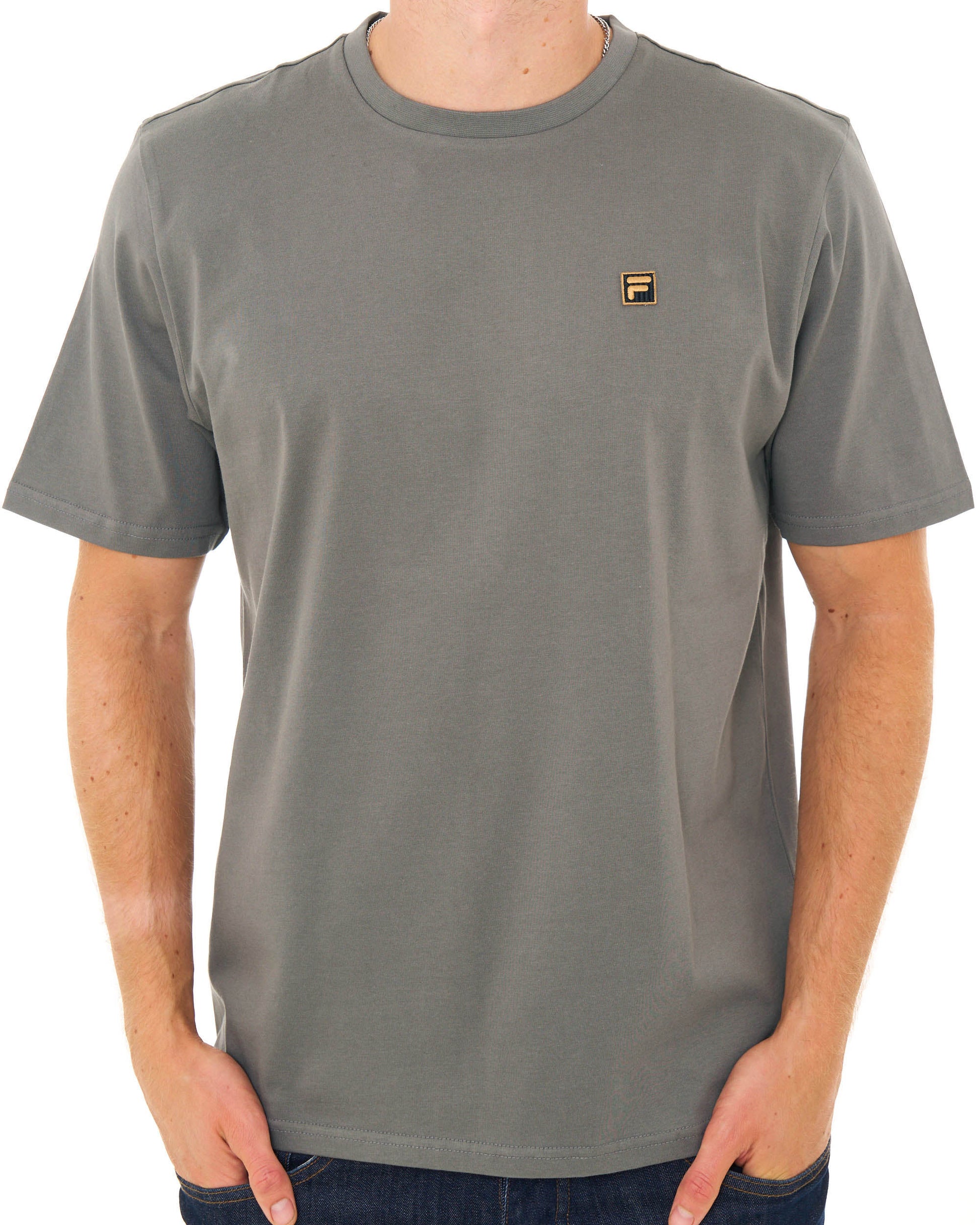 Fila Gold Yaxley T Shirt Gunmetal