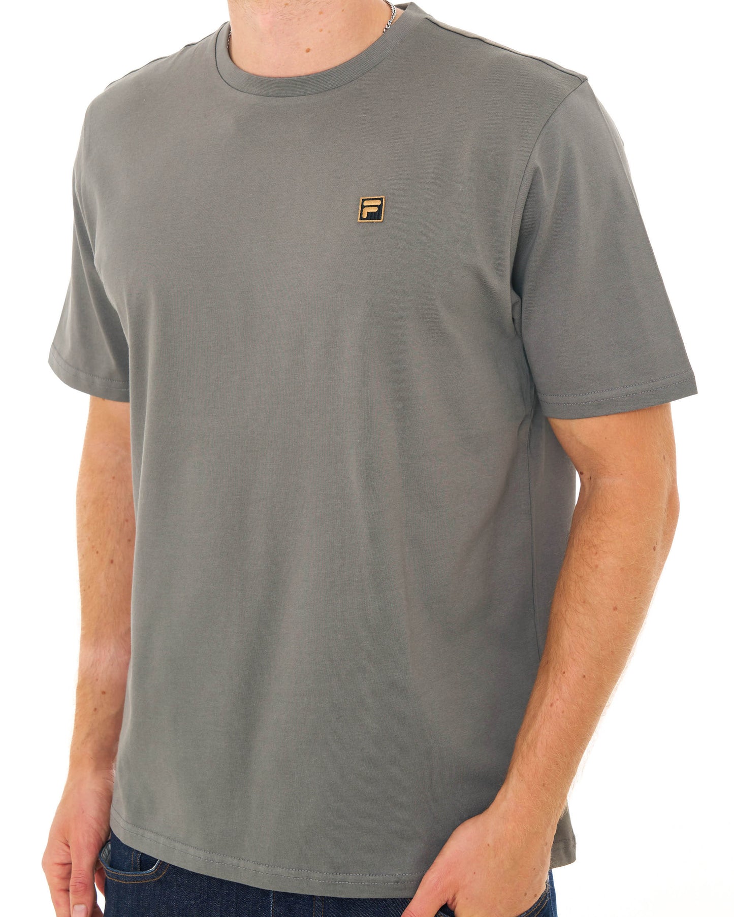 Fila Gold Yaxley T Shirt Gunmetal