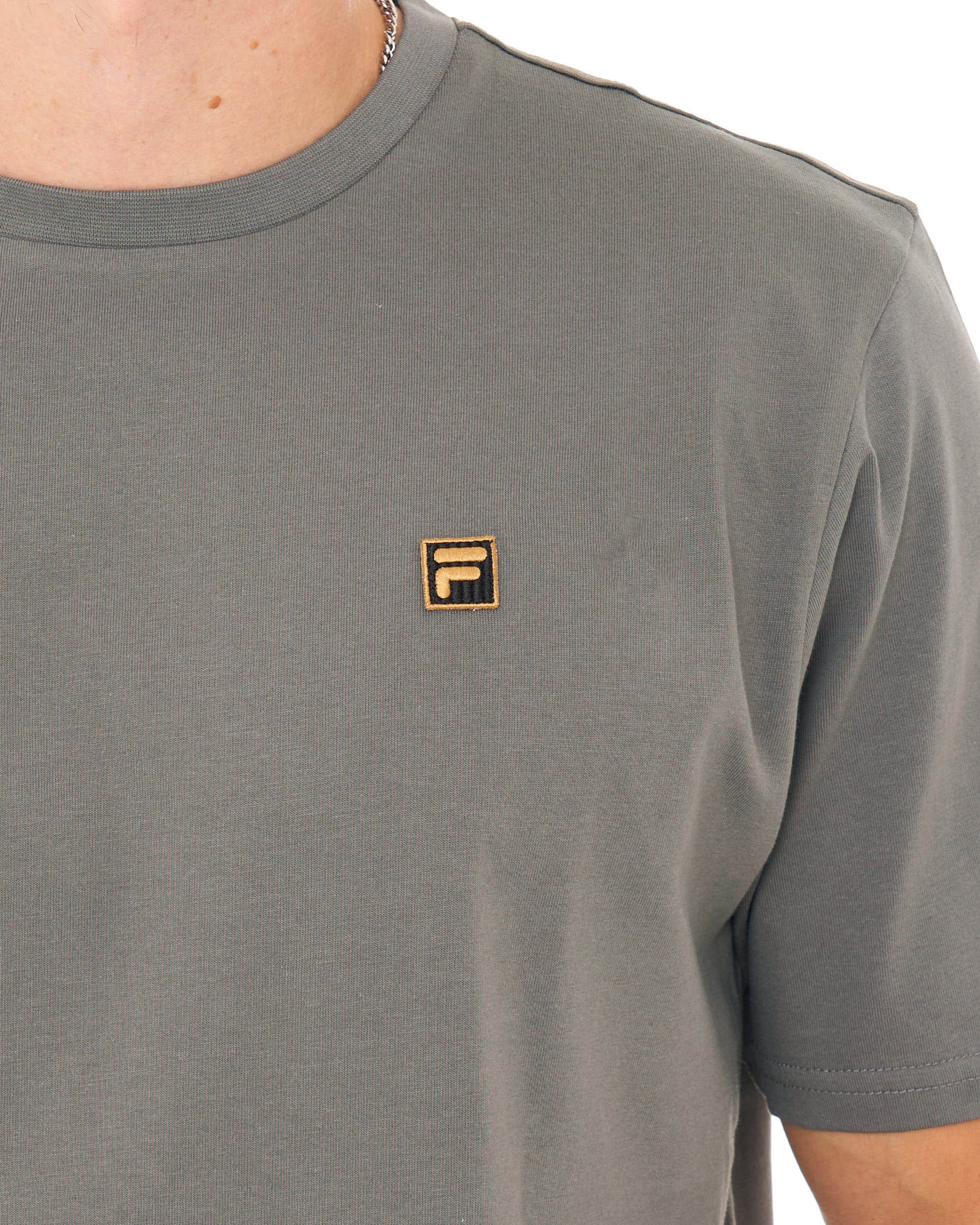 Fila Gold Yaxley T Shirt Gunmetal