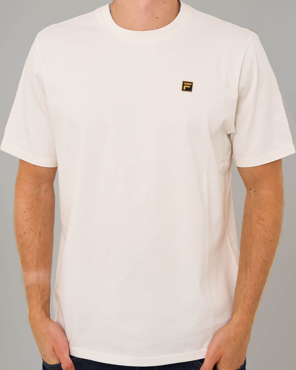 Fila Gold Yaxley T Shirt White Down