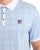 Fila Vintage Ignazio Check Polo Sky Blue