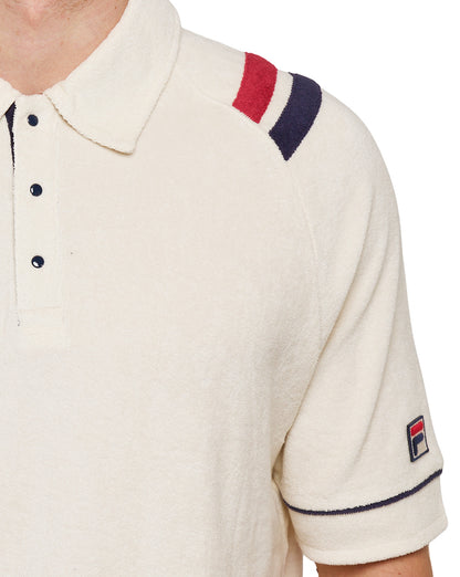Fila Vintage Settanta Mk2 Towelling Polo Gardenia