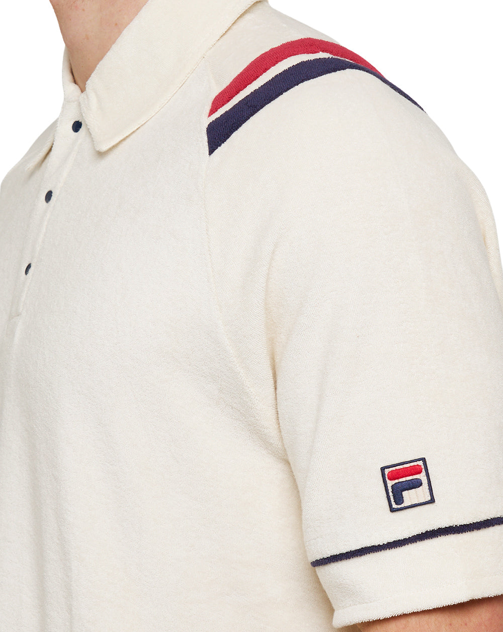 Fila Vintage Settanta Mk2 Towelling Polo Gardenia