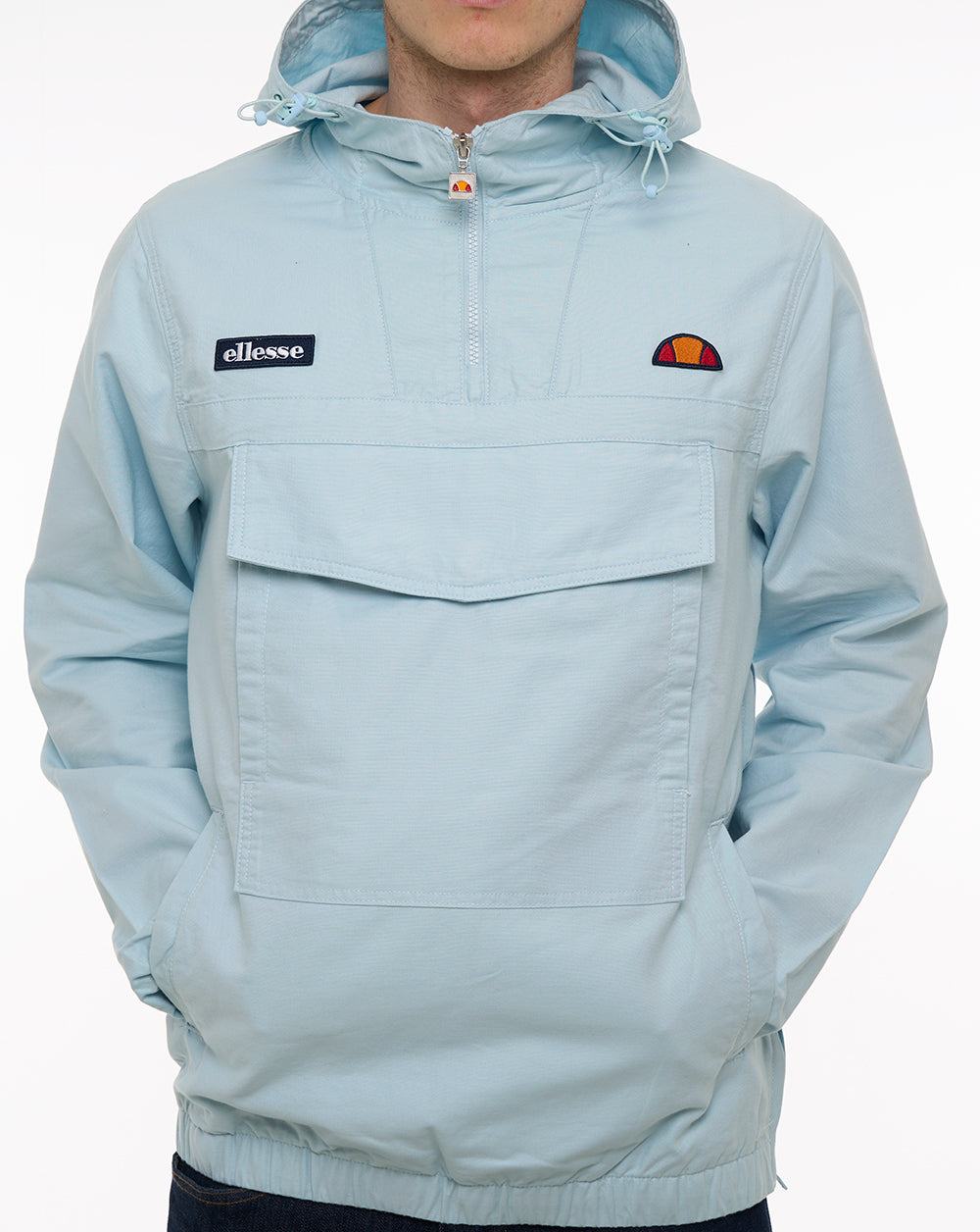 Ellesse Mont Canvas Overhead Jacket Light Blue