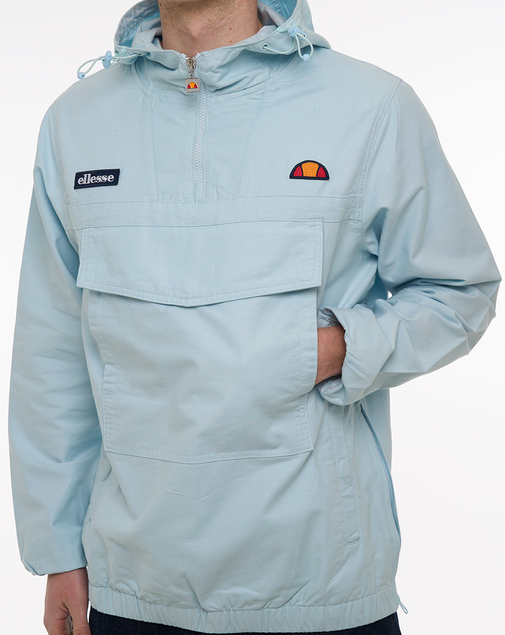 Ellesse Mont Canvas Overhead Jacket Light Blue