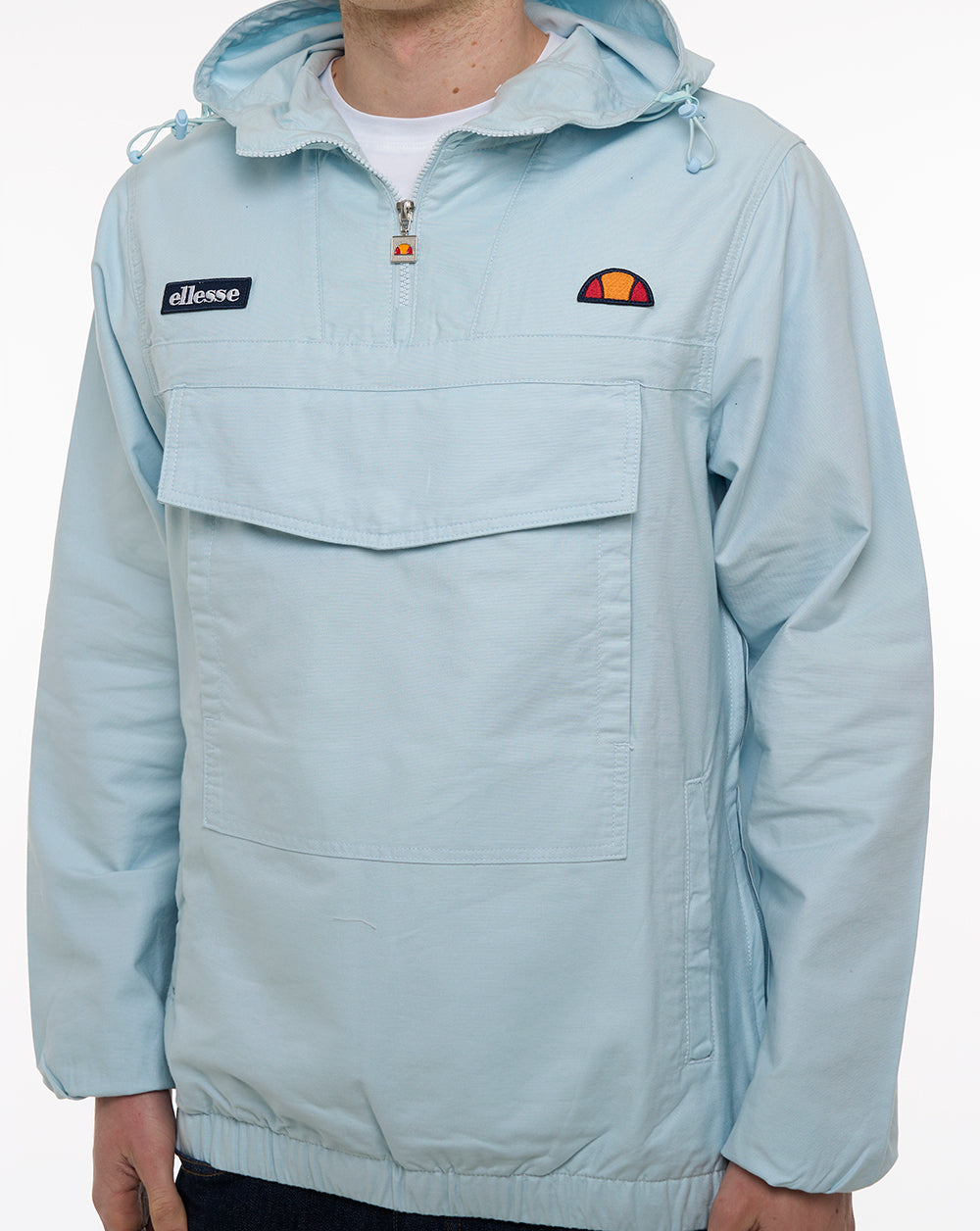 Ellesse Mont Canvas Overhead Jacket Light Blue