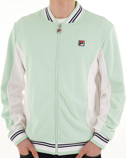 Fila Vintage MK1 Settanta Track Top Soft Green/White