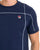Fila Vintage Terrinda T Shirt Navy / Sky Blue