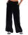 Fila Vintage Angel Velour Wide Leg Pants Black