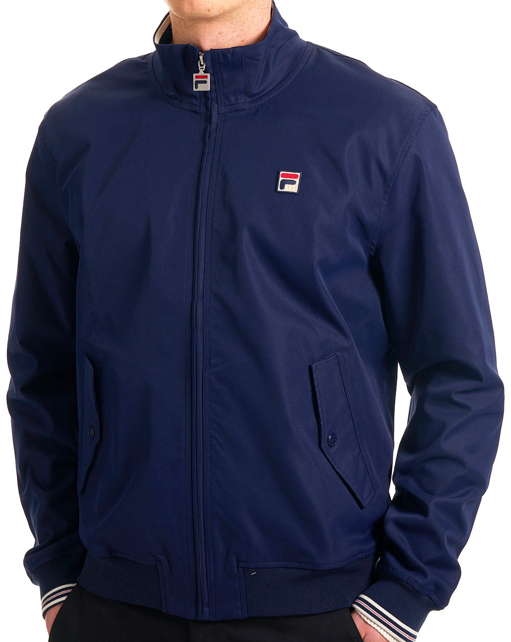 Fila Vintage Arturo Coach Jacket Navy