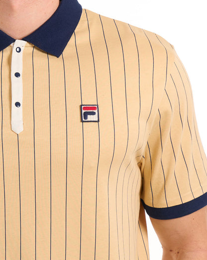 Fila Vintage BB1 Polo Shirt Classic Beige/Navy
