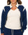 Fila Vintage Berta V Neck T-Shirt Gardenia