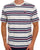 Fila Vintage Cesare Striped T Shirt Gardenia