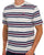 Fila Vintage Cesare Striped T Shirt Gardenia