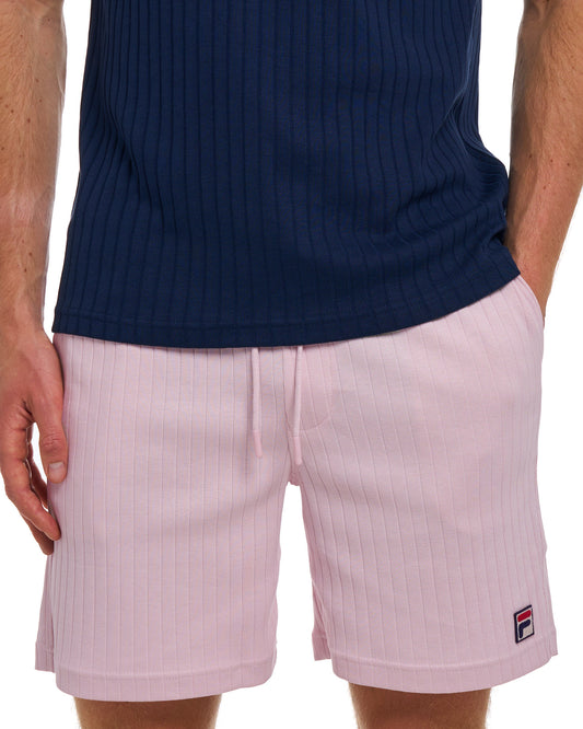 Fila Vintage Fila Vintage Conrad Ribbed Shorts Soft Pink