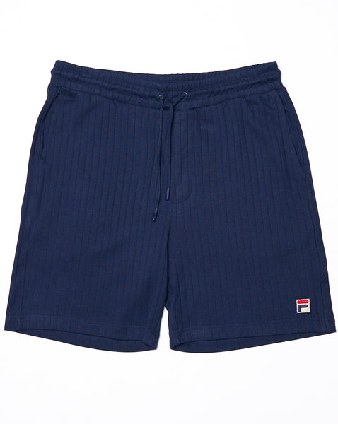 Fila Vintage Conrad Ribbed Shorts Navy