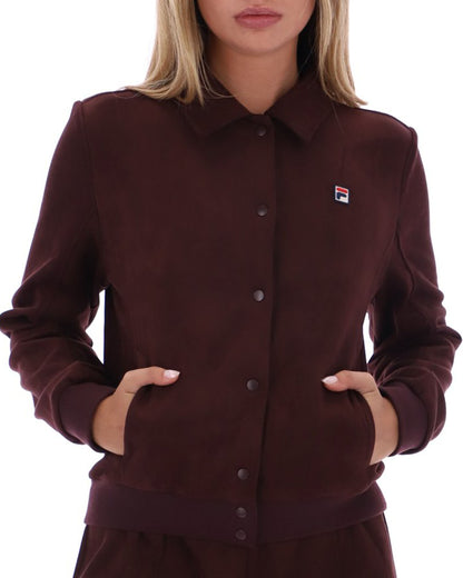 Fila Vintage Dreamer Suedette Jacket Fudge