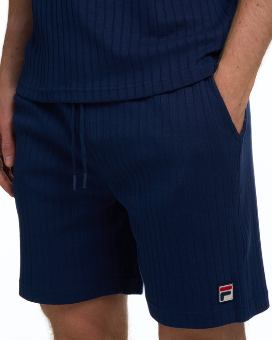 Fila Vintage Fila Vintage Conrad Ribbed Shorts Navy