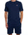 Fila Vintage Ribbed T Shirt Navy