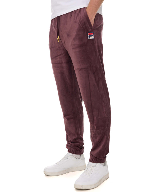 Fila Vintage Fila Vintage Eddie Velour Track Pants Truffle Brown