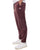Fila Vintage Eddie Velour Track Pants Deep Burgundy