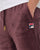 Fila Vintage Eddie Velour Track Pants Deep Burgundy