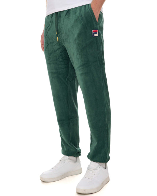 Fila Vintage Fila Vintage Eddie Velour Track Pants Pine Green