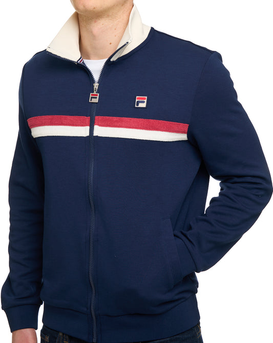 Fila Vintage Fila Vintage Enrico Track Top Navy