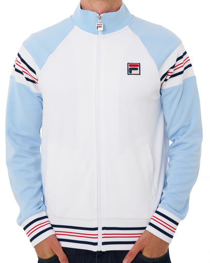 Fila Vintage Advantage Track Top White/Cashmere Blue