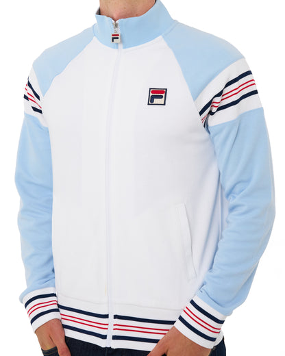 Fila Vintage Advantage Track Top White/Cashmere Blue