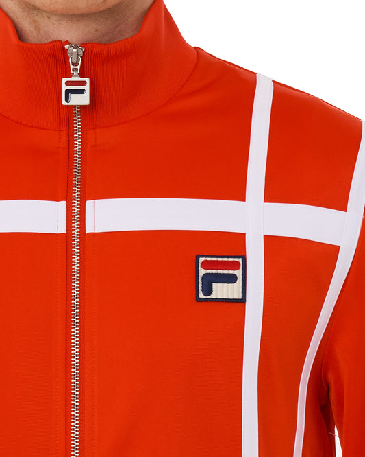 Fila Vintage Fila Vintage Grand Slam Track Top Archive Red/White