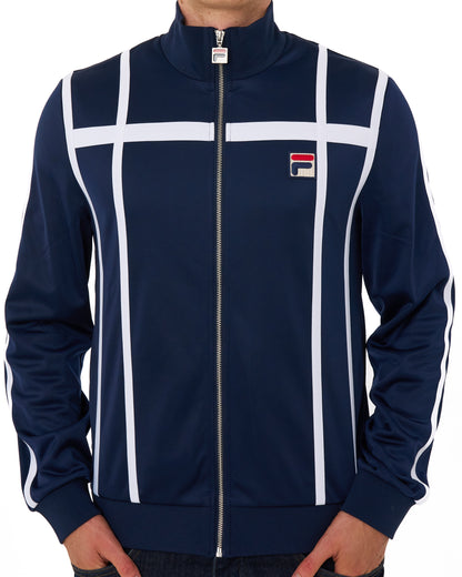 Fila Vintage Grand Slam Track Top Navy/White