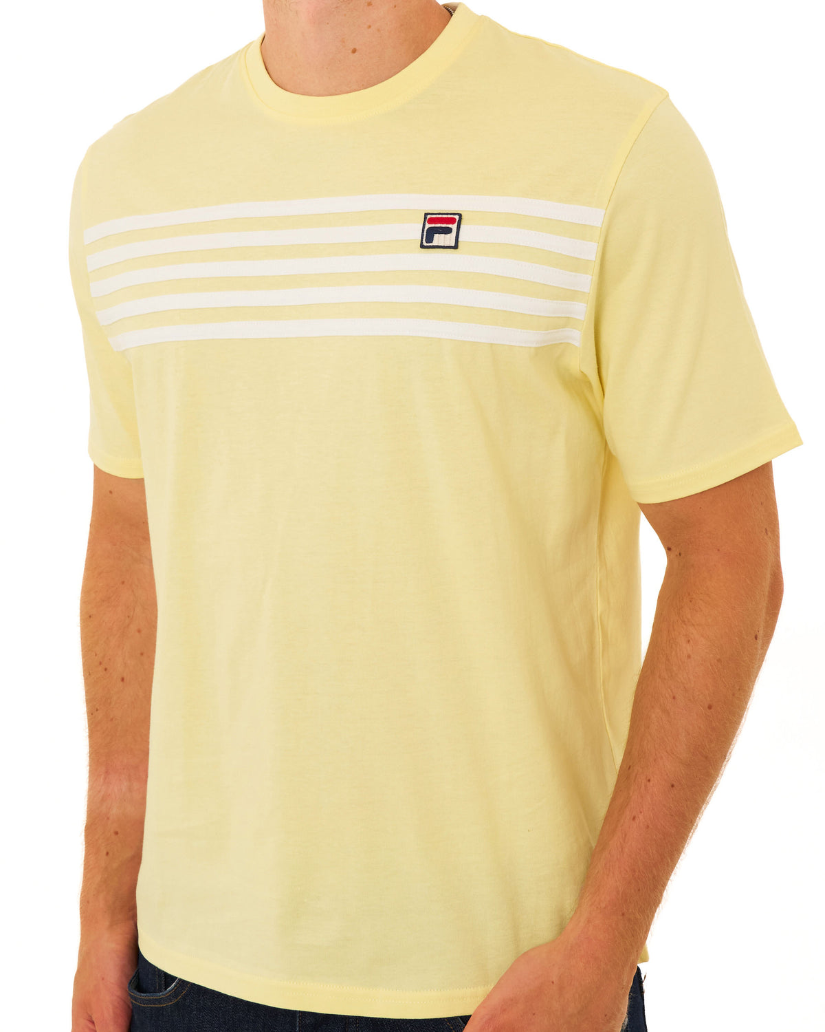 Fila Vintage 5-Stripe T-shirt Yellow