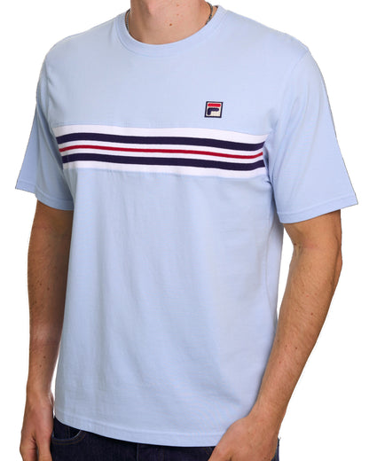 Fila Vintage Headband T Shirt Sky Blue