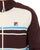 Fila Vintage Lena Full Zip Knit Gardenia/Brown/Blue